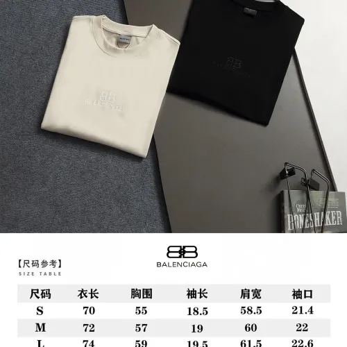 Replica Balenciaga T-Shirts Short Sleeved For Unisex #1475744 $40.00 USD for Wholesale