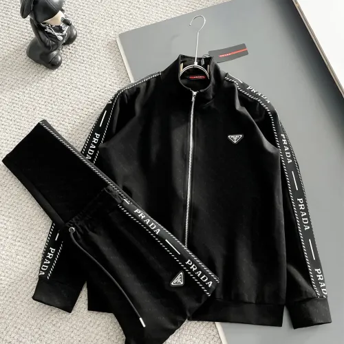Wholesale Prada Tracksuits Long Sleeved For Men #1475751 $96.00 USD, Wholesale Quality Replica Prada Tracksuits