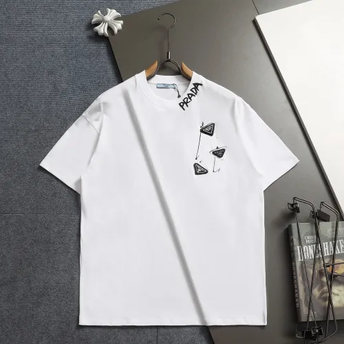 Wholesale Prada T-Shirts Short Sleeved For Unisex #1475752 $40.00 USD, Wholesale Quality Replica Prada T-Shirts