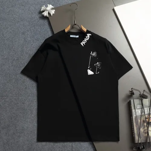 Wholesale Prada T-Shirts Short Sleeved For Unisex #1475753 $40.00 USD, Wholesale Quality Replica Prada T-Shirts