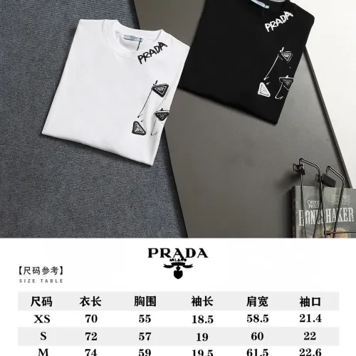 Replica Prada T-Shirts Short Sleeved For Unisex #1475753 $40.00 USD for Wholesale