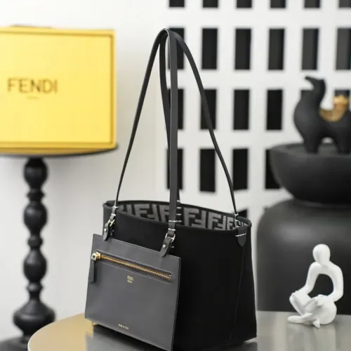 Replica Fendi AAA Quality Shoulder Bags For Women #1475791 $185.00 USD for Wholesale