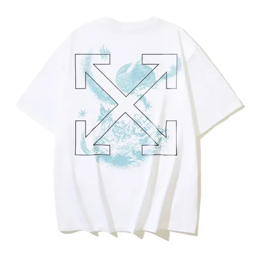 Wholesale Off-White T-Shirts Short Sleeved For Unisex #1475792 $29.00 USD, Wholesale Quality Replica Off-White T-Shirts