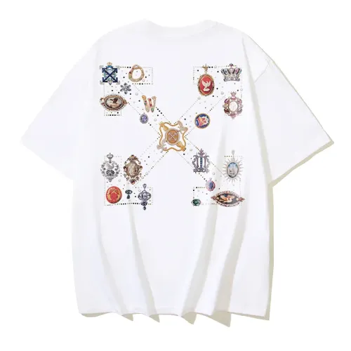 Wholesale Off-White T-Shirts Short Sleeved For Unisex #1475803 $29.00 USD, Wholesale Quality Replica Off-White T-Shirts