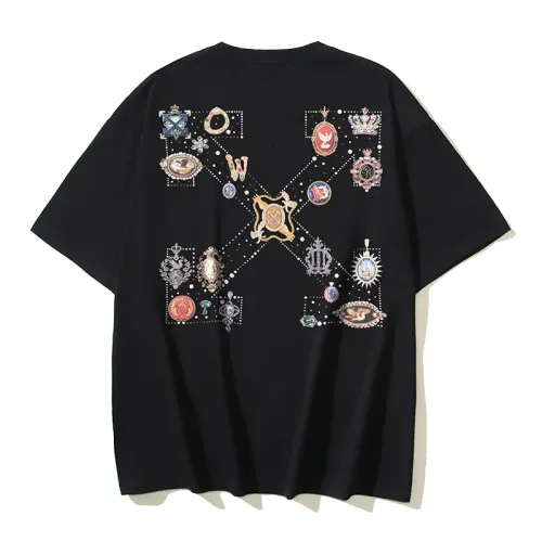 Wholesale Off-White T-Shirts Short Sleeved For Unisex #1475804 $29.00 USD, Wholesale Quality Replica Off-White T-Shirts