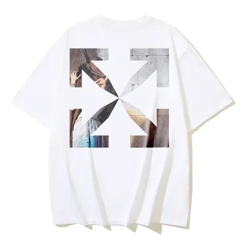 Replica Off-White T-Shirts Short Sleeved For Unisex #1475837 $29.00 USD for Wholesale