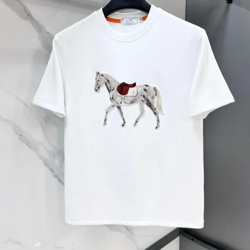 Wholesale Hermes T-Shirts Short Sleeved For Men #1475883 $68.00 USD, Wholesale Quality Replica Hermes T-Shirts