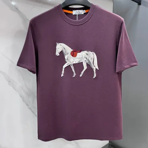 Wholesale Hermes T-Shirts Short Sleeved For Men #1475884 $68.00 USD, Wholesale Quality Replica Hermes T-Shirts
