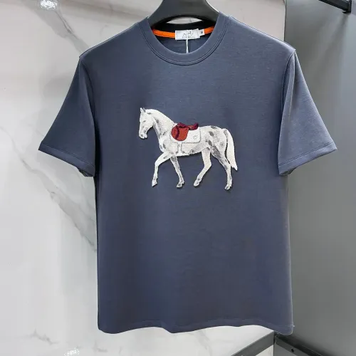 Wholesale Hermes T-Shirts Short Sleeved For Men #1475885 $68.00 USD, Wholesale Quality Replica Hermes T-Shirts