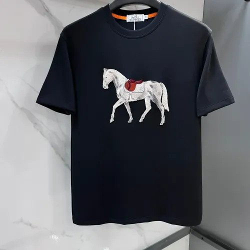 Wholesale Hermes T-Shirts Short Sleeved For Men #1475886 $68.00 USD, Wholesale Quality Replica Hermes T-Shirts