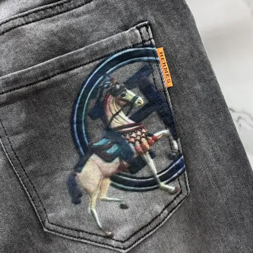Replica Hermes Jeans For Men #1475890 $80.00 USD for Wholesale