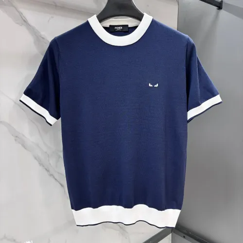Wholesale Fendi T-Shirts Short Sleeved For Men #1475896 $80.00 USD, Wholesale Quality Replica Fendi T-Shirts