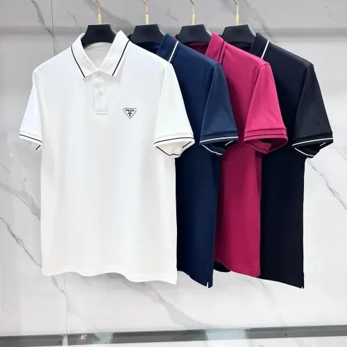 Replica Prada T-Shirts Short Sleeved For Men #1475898 $80.00 USD for Wholesale
