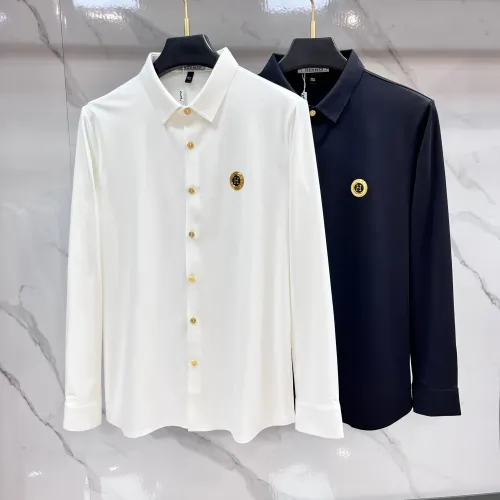 Replica Hermes Shirts Long Sleeved For Men #1475916 $68.00 USD for Wholesale