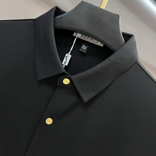 Replica Hermes Shirts Long Sleeved For Men #1475917 $68.00 USD for Wholesale