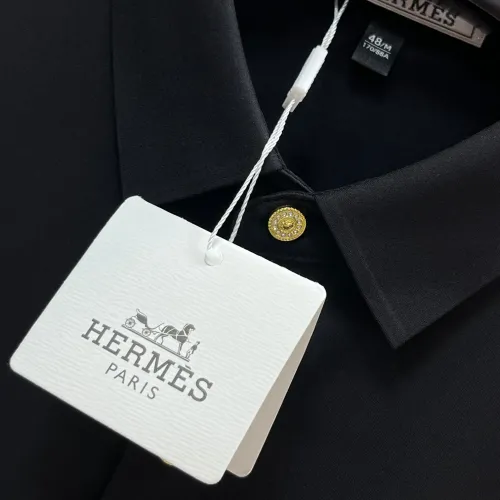 Replica Hermes Shirts Long Sleeved For Men #1475917 $68.00 USD for Wholesale