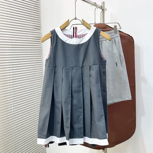 Wholesale Thom Browne Dresses Sleeveless For Women #1475921 $82.00 USD, Wholesale Quality Replica Thom Browne Dresses