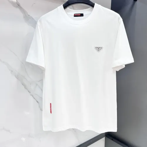 Wholesale Prada T-Shirts Short Sleeved For Men #1475975 $64.00 USD, Wholesale Quality Replica Prada T-Shirts