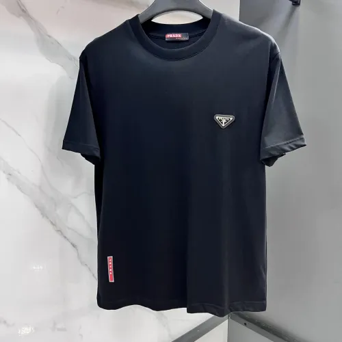 Wholesale Prada T-Shirts Short Sleeved For Men #1475976 $64.00 USD, Wholesale Quality Replica Prada T-Shirts