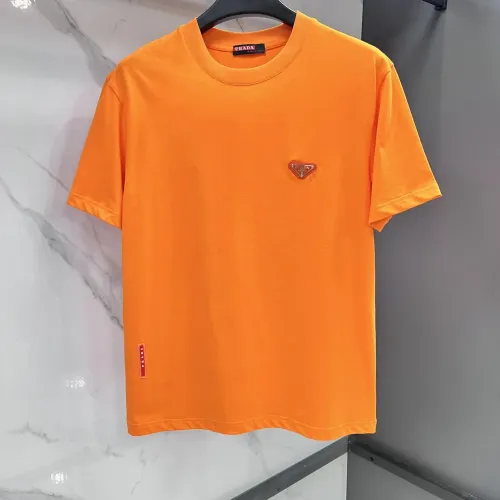 Wholesale Prada T-Shirts Short Sleeved For Men #1475977 $64.00 USD, Wholesale Quality Replica Prada T-Shirts