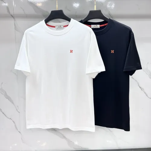 Replica Hermes T-Shirts Short Sleeved For Men #1475997 $68.00 USD for Wholesale