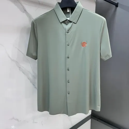 Wholesale Hermes Shirts Short Sleeved For Men #1476005 $76.00 USD, Wholesale Quality Replica Hermes Shirts
