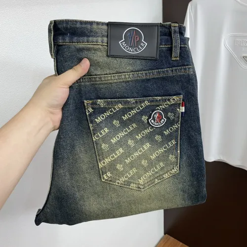Wholesale Moncler Jeans For Men #1476021 $64.00 USD, Wholesale Quality Replica Moncler Jeans