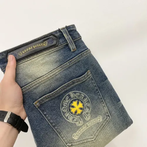 Wholesale Chrome Hearts Jeans For Men #1476035 $64.00 USD, Wholesale Quality Replica Chrome Hearts Jeans