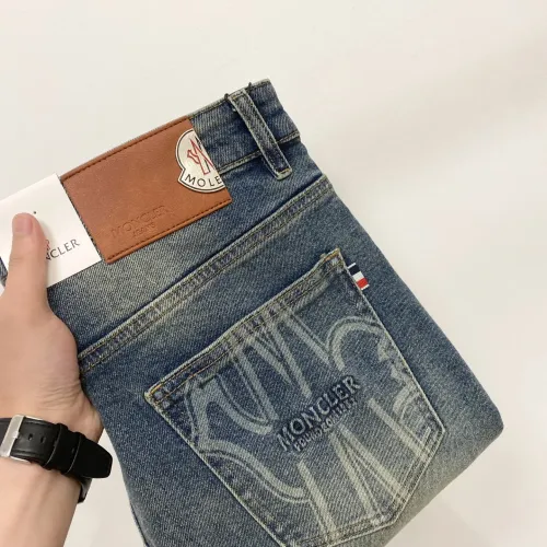 Wholesale Moncler Jeans For Men #1476038 $64.00 USD, Wholesale Quality Replica Moncler Jeans