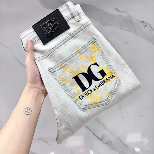 Wholesale Dolce &amp; Gabbana D&amp;G Jeans For Men #1476060 $80.00 USD, Wholesale Quality Replica Dolce &amp; Gabbana D&amp;G Jeans