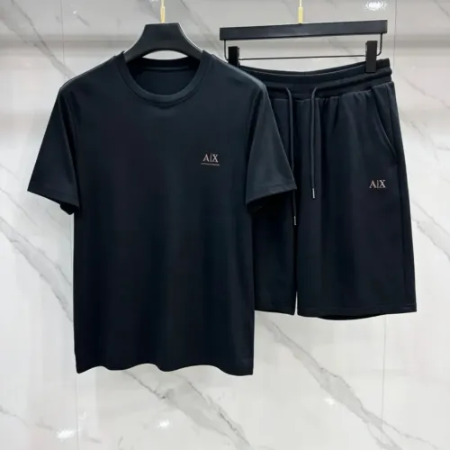 Wholesale Armani Tracksuits Short Sleeved For Men #1476074 $102.00 USD, Wholesale Quality Replica Armani Tracksuits