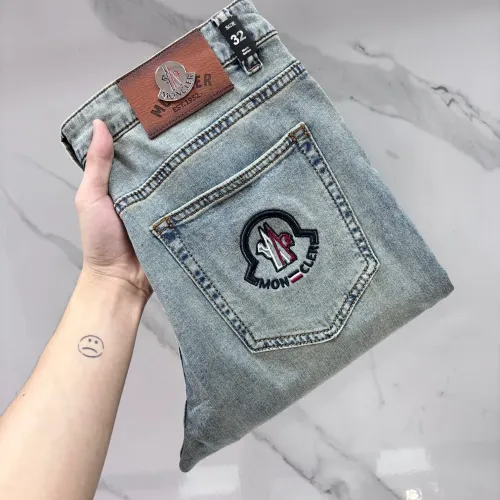 Wholesale Moncler Jeans For Men #1476083 $80.00 USD, Wholesale Quality Replica Moncler Jeans