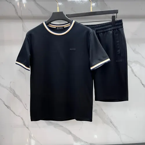 Wholesale Boss Tracksuits Short Sleeved For Men #1476096 $96.00 USD, Wholesale Quality Replica Boss Tracksuits