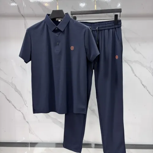 Wholesale Hermes Tracksuits Short Sleeved For Men #1476100 $108.00 USD, Wholesale Quality Replica Hermes Tracksuits