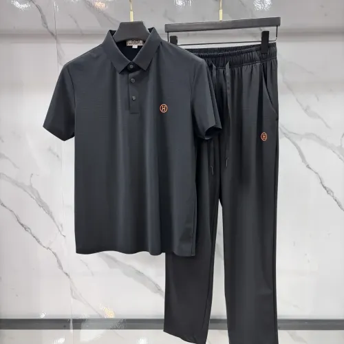 Wholesale Hermes Tracksuits Short Sleeved For Men #1476101 $108.00 USD, Wholesale Quality Replica Hermes Tracksuits