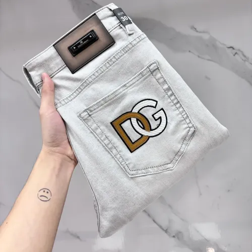 Wholesale Dolce &amp; Gabbana D&amp;G Jeans For Men #1476103 $80.00 USD, Wholesale Quality Replica Dolce &amp; Gabbana D&amp;G Jeans