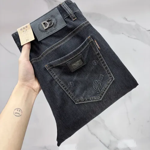 Wholesale Dolce &amp; Gabbana D&amp;G Jeans For Men #1476104 $80.00 USD, Wholesale Quality Replica Dolce &amp; Gabbana D&amp;G Jeans