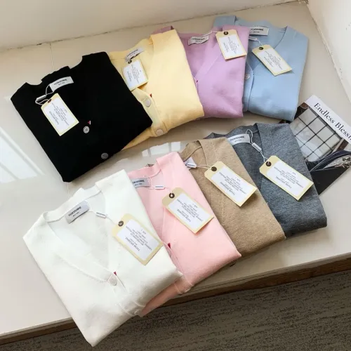 Replica Thom Browne TB Sweaters Long Sleeved For Women #1476161 $42.00 USD for Wholesale