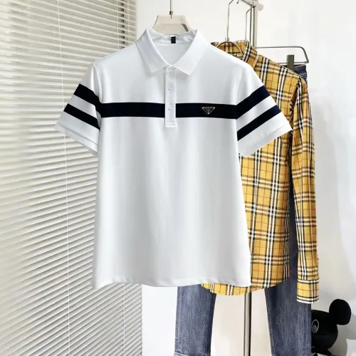 Wholesale Prada T-Shirts Short Sleeved For Men #1476342 $96.00 USD, Wholesale Quality Replica Prada T-Shirts