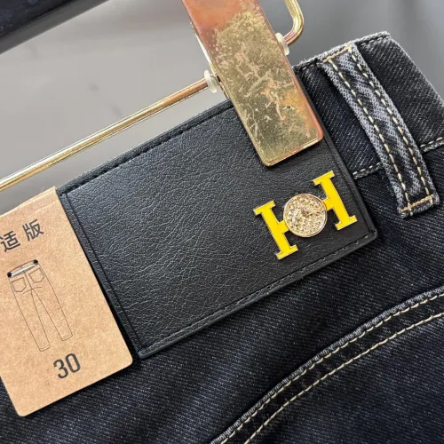 Replica Hermes Jeans For Men #1476366 $80.00 USD for Wholesale