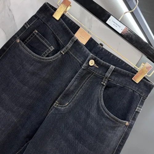 Replica Hermes Jeans For Men #1476366 $80.00 USD for Wholesale