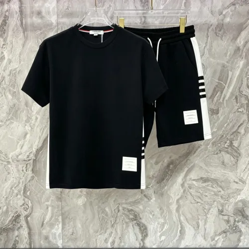 Wholesale Thom Browne TB Tracksuits Short Sleeved For Men #1476389 $105.00 USD, Wholesale Quality Replica Thom Browne TB Tracksuits