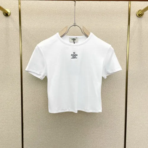 Wholesale Fendi T-Shirts Short Sleeved For Women #1476437 $60.00 USD, Wholesale Quality Replica Fendi T-Shirts