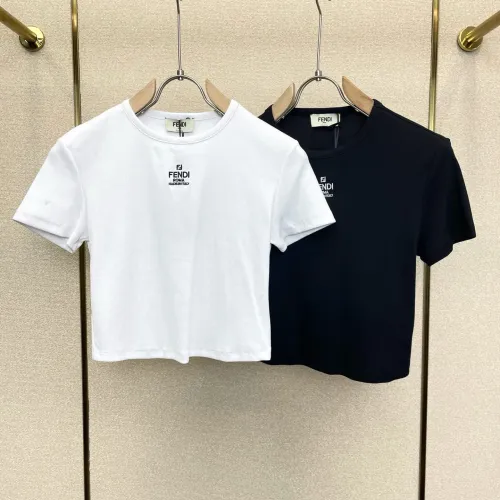 Replica Fendi T-Shirts Short Sleeved For Women #1476437 $60.00 USD for Wholesale