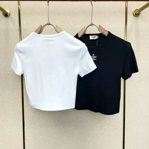 Replica Fendi T-Shirts Short Sleeved For Women #1476437 $60.00 USD for Wholesale