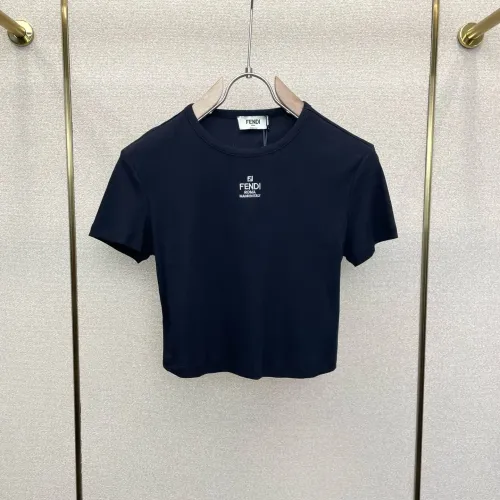 Wholesale Fendi T-Shirts Short Sleeved For Women #1476438 $60.00 USD, Wholesale Quality Replica Fendi T-Shirts