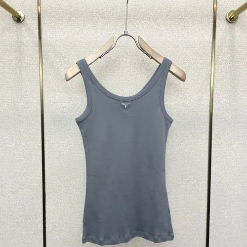 Wholesale Prada T-Shirts Sleeveless For Women #1476439 $60.00 USD, Wholesale Quality Replica Prada T-Shirts