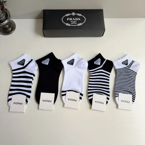 Wholesale Prada Socks #1476525 $27.00 USD, Wholesale Quality Replica Prada Socks