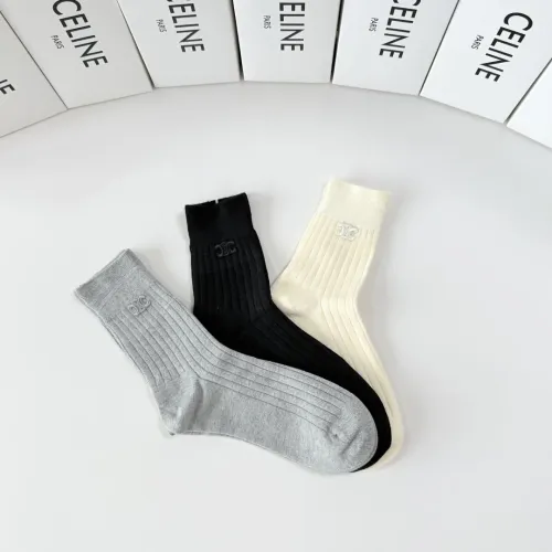 Replica Celine Socks #1476529 $32.00 USD for Wholesale