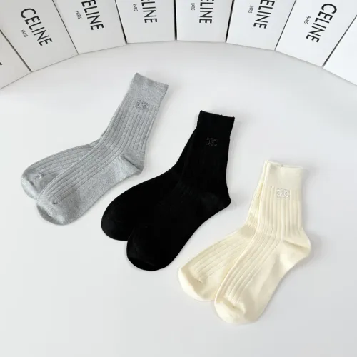 Replica Celine Socks #1476529 $32.00 USD for Wholesale